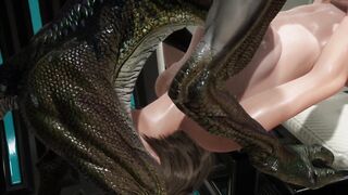 Fallen Doll : Operation Lovecraft - Alet & Hound of Tindalos part 5 (3D Hentai Game)
