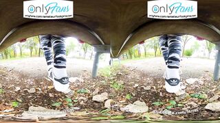 VR 3D Shoeplay Dangling Dipping Crush Girl Feet Socks Girl Shoes Virtual Reality VR Shoe Play Girl