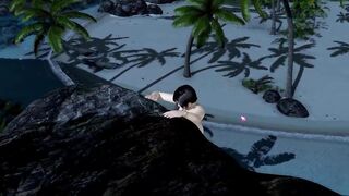 Dead or Alive Xtreme Venus Vacation Kokoro Rock Climbing Nude Mod Fanservice Appreciation