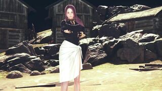 3d hentai animation - a neat woman meets ork.