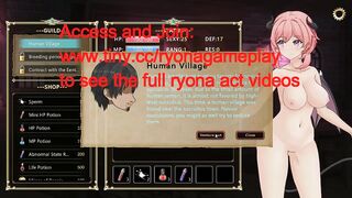 Pink haired girl having sex with soldiers in Succubus guild new hentai game video