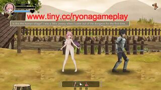 Pink haired girl having sex with soldiers in Succubus guild new hentai game video