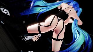 Miku & Haku - Cakeface mmd r18 3d hentai nsfw ntr