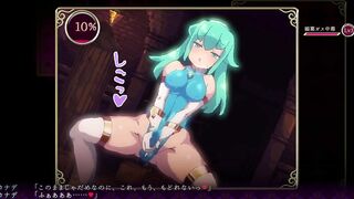 Mage Kanades Futanari Dungeon Quest Futa cums from the smell of women's panties