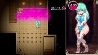 Mage Kanades Futanari Dungeon Quest Futa cums from the smell of women's panties