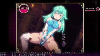 Mage Kanades Futanari Dungeon Quest Futa cums from the smell of women's panties