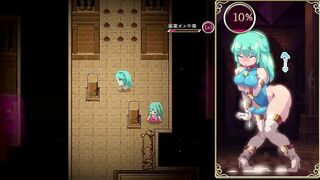 Mage Kanades Futanari Dungeon Quest Futa cums from the smell of women's panties