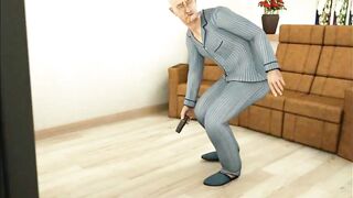 The Retirement Home - Slutty Nurse Gangbanged by old Men