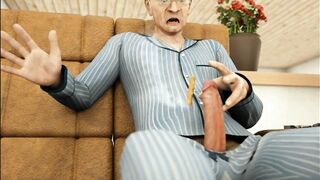 The Retirement Home - Slutty Nurse Gangbanged by old Men