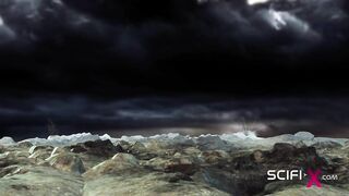 Sci-fi sex android fucks hard a sexy girl in the bunker