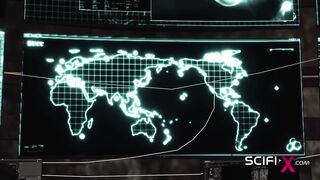 Sci-fi sex android fucks hard a sexy girl in the bunker