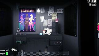 Five Nights At FuzzBoob's Furry sat on my desk