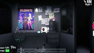 Five Nights At FuzzBoob's Furry sat on my desk