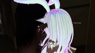 Bunnygirl deepthroats big cock
