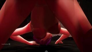 Heroine Loves Monster Zombie Cock 3D Hentai