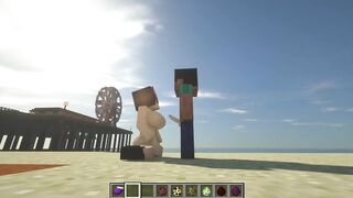 porn in minecraft Jenny mod | Sexmod SchnurriTV | sea ​​shore titfuck jenny