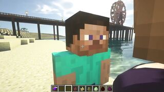 porn in minecraft Jenny mod | Sexmod SchnurriTV | sea ​​shore titfuck jenny