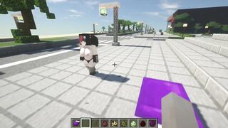 porn in minecraft Jenny mod | Sexmod SchnurriTV | beauty Ellie rider in resort town