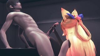 LOL Hentai - Ahri Star Guardian Handjob - Japanese Asian Manga Anime Film Game Porn