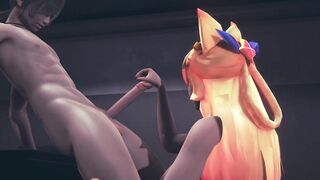 LOL Hentai - Ahri Star Guardian Handjob - Japanese Asian Manga Anime Film Game Porn