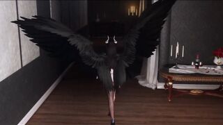 I fucked Albedo from Overlord (Anime) Skyrim sex mod