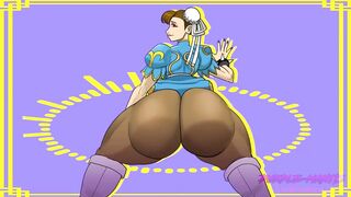 Chun Li Twerks On Camera and On Dick