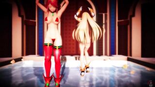 MMD Xenoblade Bikini Belly Dance