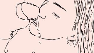 Liv Tyler blowing and receiving two facial shots - Arwen blowjob tribute