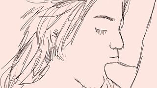 Liv Tyler blowing and receiving two facial shots - Arwen blowjob tribute