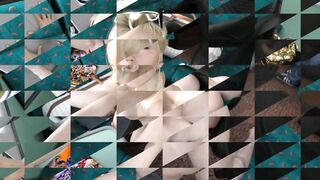 Big Ass Big Breasts Blonde fucked in the Ass by Big Dick Stranger in Public