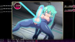 Mage Kanades Futanari Dungeon Quest foot fetish handjob and cum on feet