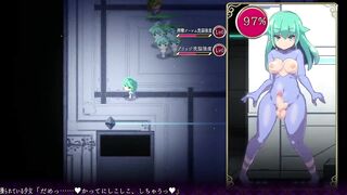 Mage Kanades Futanari Dungeon Quest foot fetish handjob and cum on feet