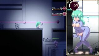 Mage Kanades Futanari Dungeon Quest hentai game with cyber girls