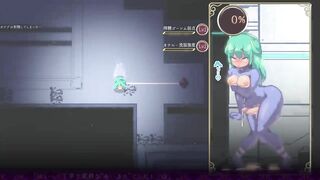 Mage Kanades Futanari Dungeon Quest hentai game with cyber girls