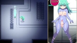 Mage Kanades Futanari Dungeon Quest hentai game with cyber girls