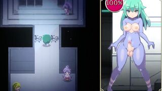 Mage Kanades Futanari Dungeon Quest hentai game with cyber girls