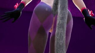 [MMD] Overwatch Dva Black Cat 3D Erotic Hot Dance