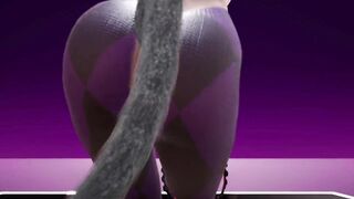 [MMD] Overwatch Dva Black Cat 3D Erotic Hot Dance