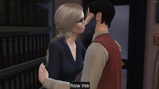 Employee fucks his boss for a promotion - Office sex