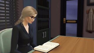 Employee fucks his boss for a promotion - Office sex
