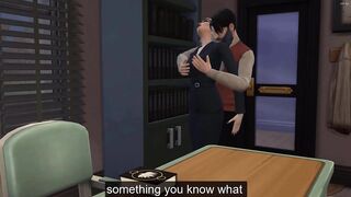 Employee fucks his boss for a promotion - Office sex