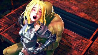 loser knight fuck with ork in the playroom