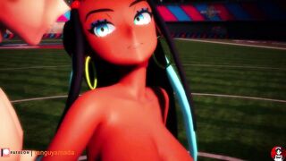Hentai Pokémon Nessa Public Sex