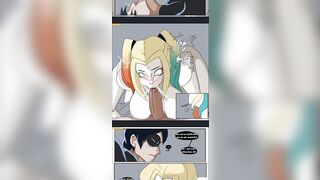 ASMR Let's Read Catching Harley Parody Comic
