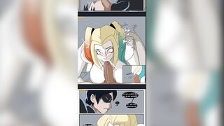 ASMR Let's Read Catching Harley Parody Comic