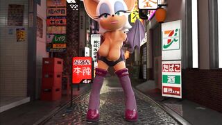 Rouge glory hole fun (with sound!)