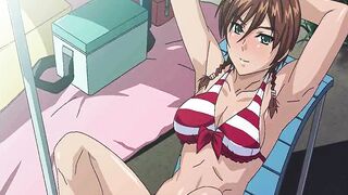 与海滩上的女服务员发生性关系。