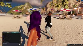 3DXUnion 3DXChat hot dancing on the beach