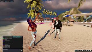 3DXUnion 3DXChat hot dancing on the beach