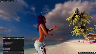 3DXUnion 3DXChat hot dancing on the beach